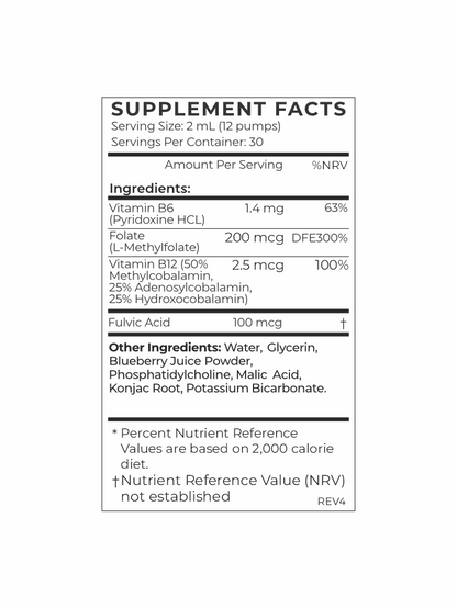 Liposomal Vitamin B12 + B6